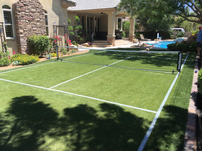 Augusta Backyard Pickleball Court